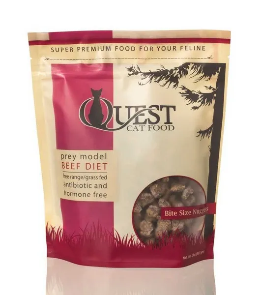 2 Lb Steve's Quest Frozen Beef Nuggets For Cats - Health/First Aid